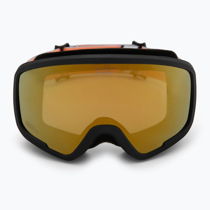 Ochelari de snowboard pentru copii ROXY Missy big flowers/clux ml orange 2