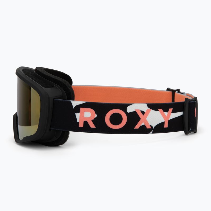 Ochelari de snowboard pentru copii ROXY Missy big flowers/clux ml orange 4