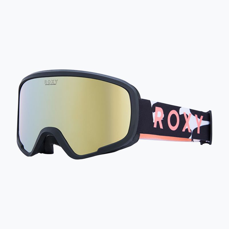 Ochelari de snowboard pentru copii ROXY Missy big flowers/clux ml orange 5