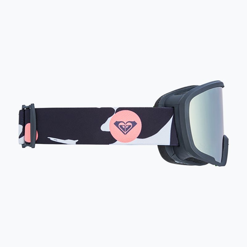 Ochelari de snowboard pentru copii ROXY Missy big flowers/clux ml orange 7