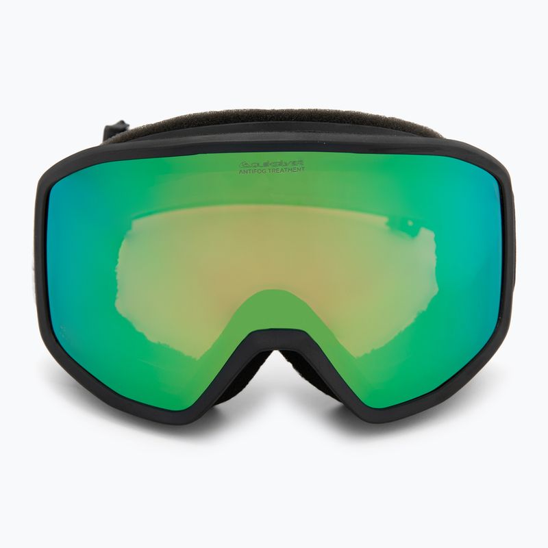 Ochelari de snowboard pentru bărbați Quiksilver Harper black/clux ml green 2