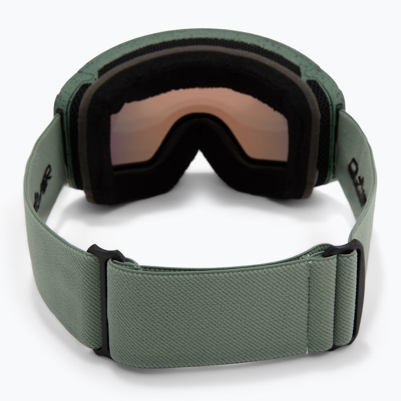 Ochelari de snowboard pentru bărbați Quiksilver Storm MG dark ivy/clux ml red 6