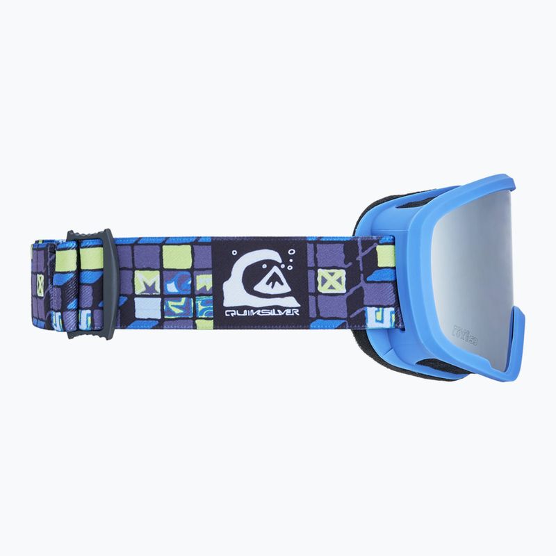 Ochelari de snowboard pentru copii Quiksilver Shredder 3D check/clux ml silver 3