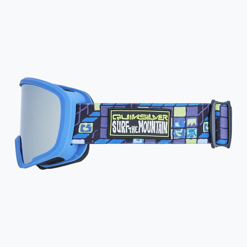 Ochelari de snowboard pentru copii Quiksilver Shredder 3D check/clux ml silver 4