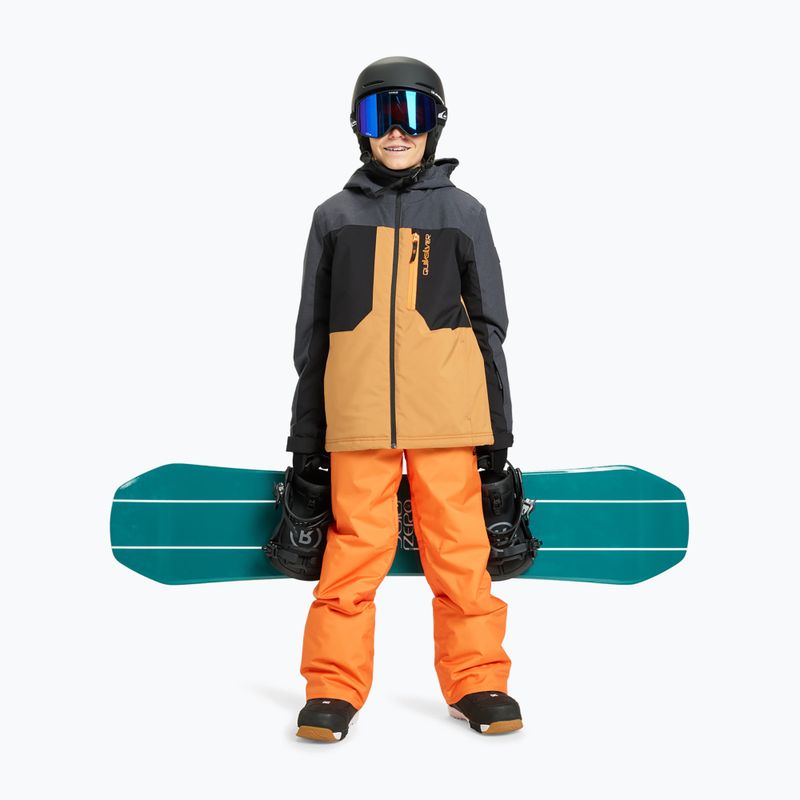 Pantaloni de snowboard pentru copii Quiksilver Estate orange peel 2
