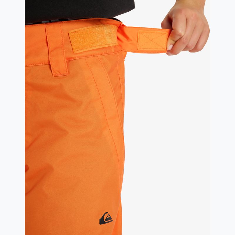 Pantaloni de snowboard pentru copii Quiksilver Estate orange peel 6