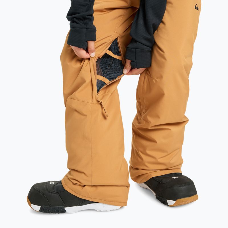 Pantaloni de snowboard pentru copii Quiksilver Estate almond 5