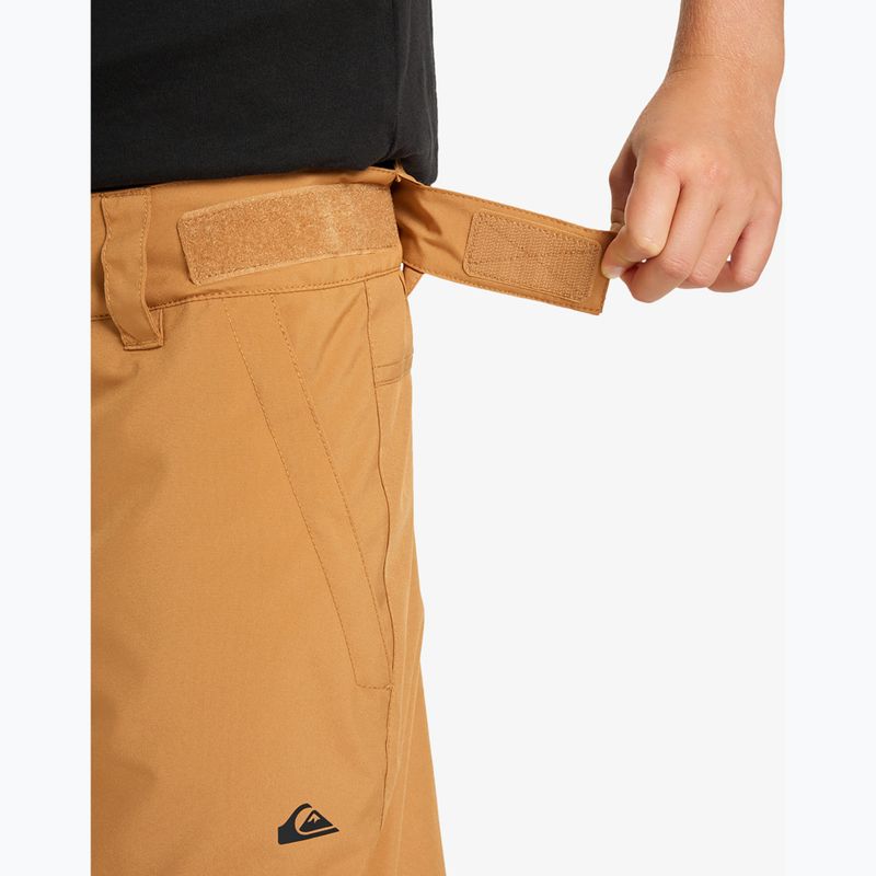 Pantaloni de snowboard pentru copii Quiksilver Estate almond 7