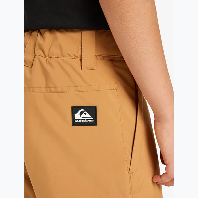 Pantaloni de snowboard pentru copii Quiksilver Estate almond 8