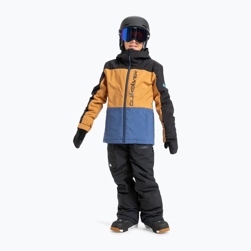 Geacă de snowboard pentru copii Quiksilver Side Hit Block true navy 2