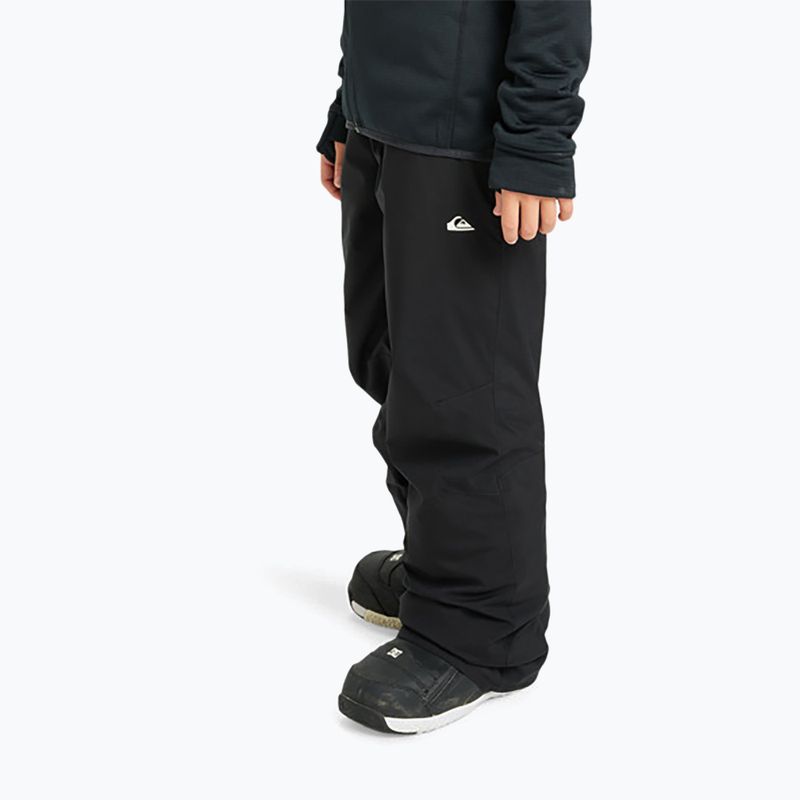 Pantaloni de snowboard pentru copii Quiksilver Estate true black 4