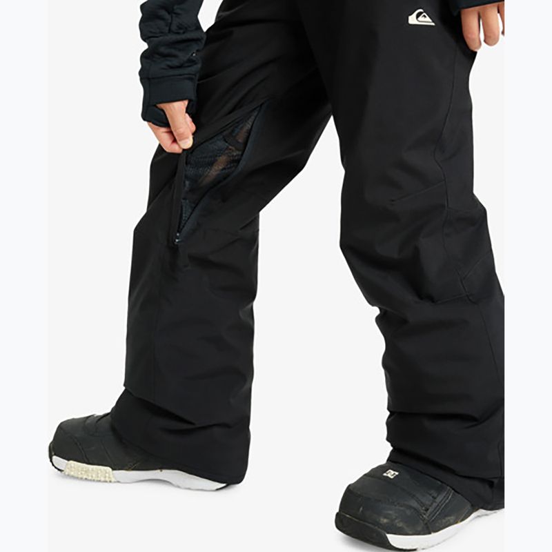 Pantaloni de snowboard pentru copii Quiksilver Estate true black 8