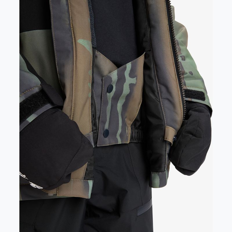 Geacă de snowboard pentru copii Quiksilver Side Hit Block bloomfade dark ivy 7