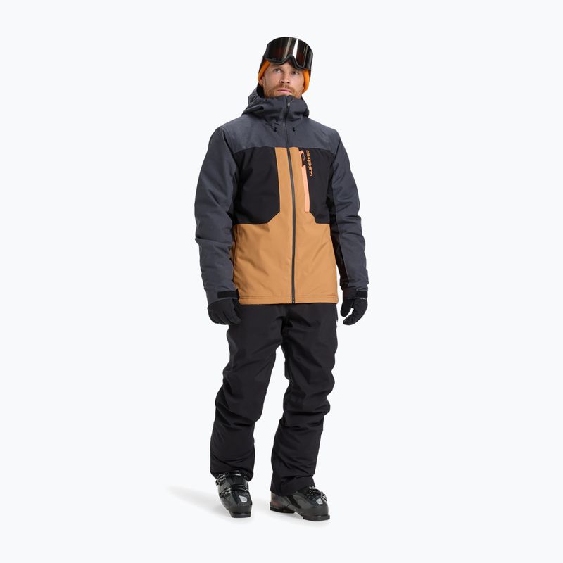 Geacă de snowboard pentru bărbați Quiksilver Dawson true black 2