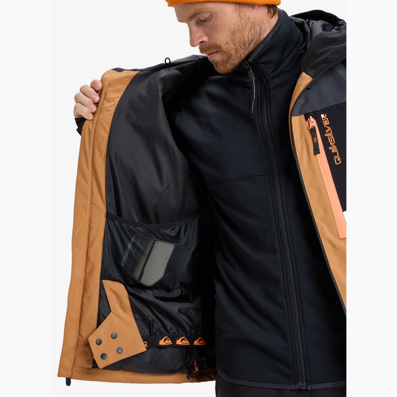 Geacă de snowboard pentru bărbați Quiksilver Dawson true black 13
