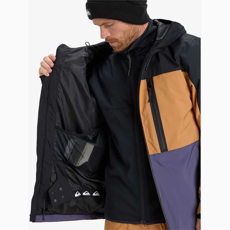 Geacă de snowboard pentru bărbați Quiksilver Sycamore Block 20K dark ivy 14