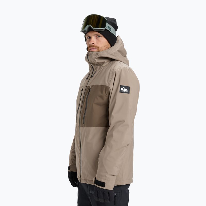 Geacă de snowboard pentru bărbați Quiksilver Sycamore Solid 20K fallen rock 4