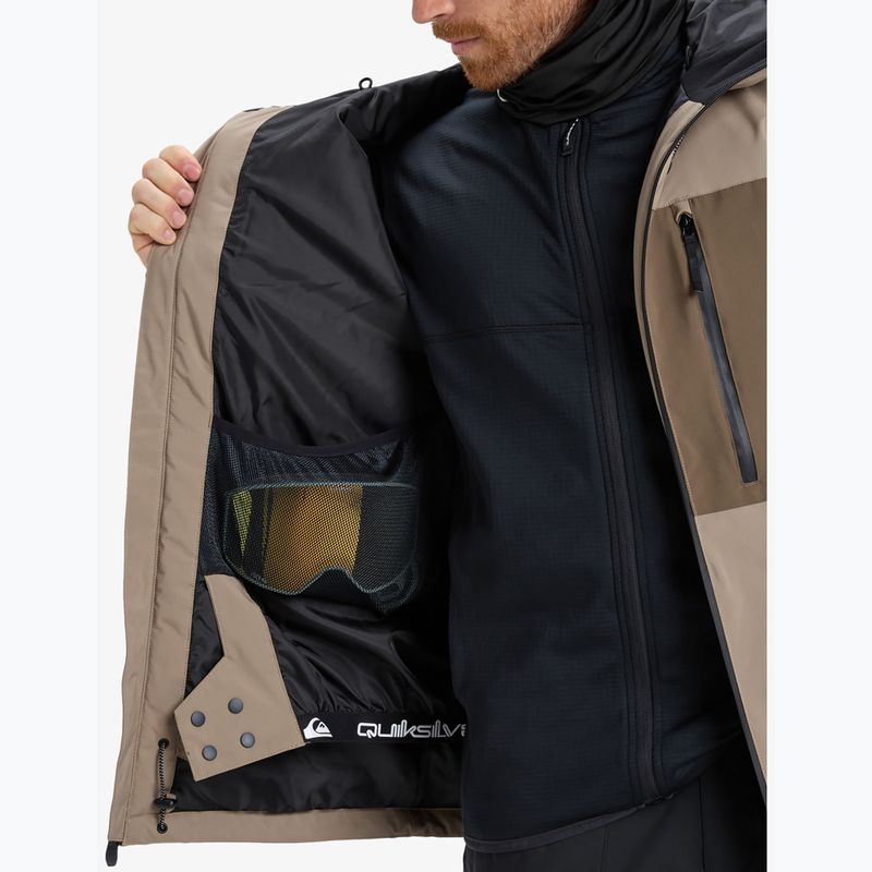 Geacă de snowboard pentru copii Quiksilver Sycamore Solid 20K fallen rock 12