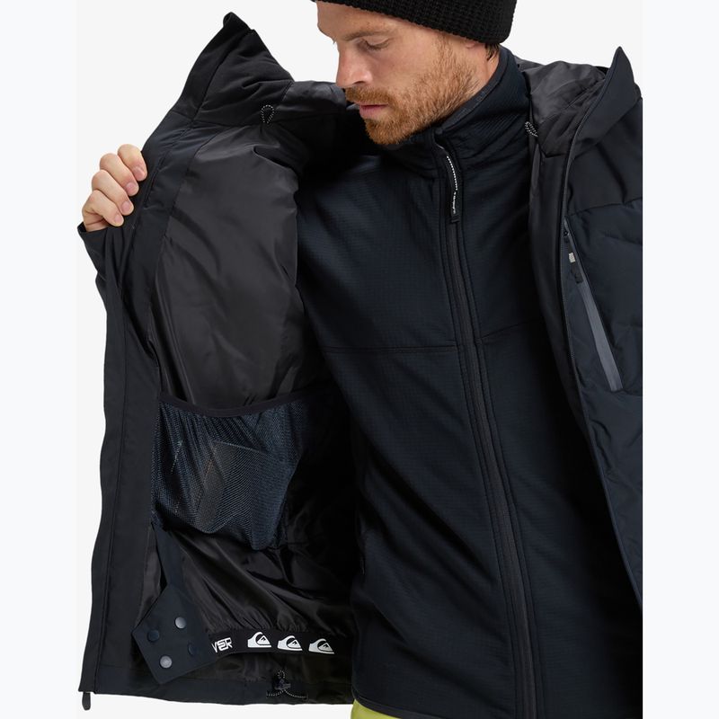 Geacă de snowboard pentru bărbați Quiksilver The Edge true black 14