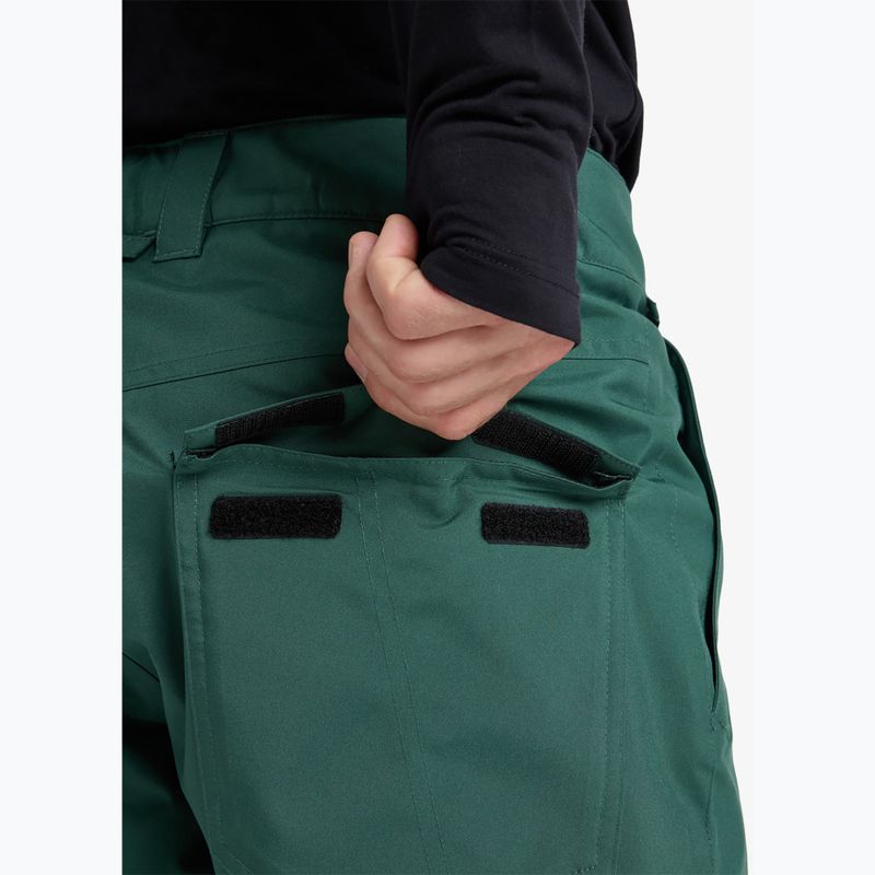 Pantaloni de snowboard pentru copii Quiksilver Estate trekking green 8