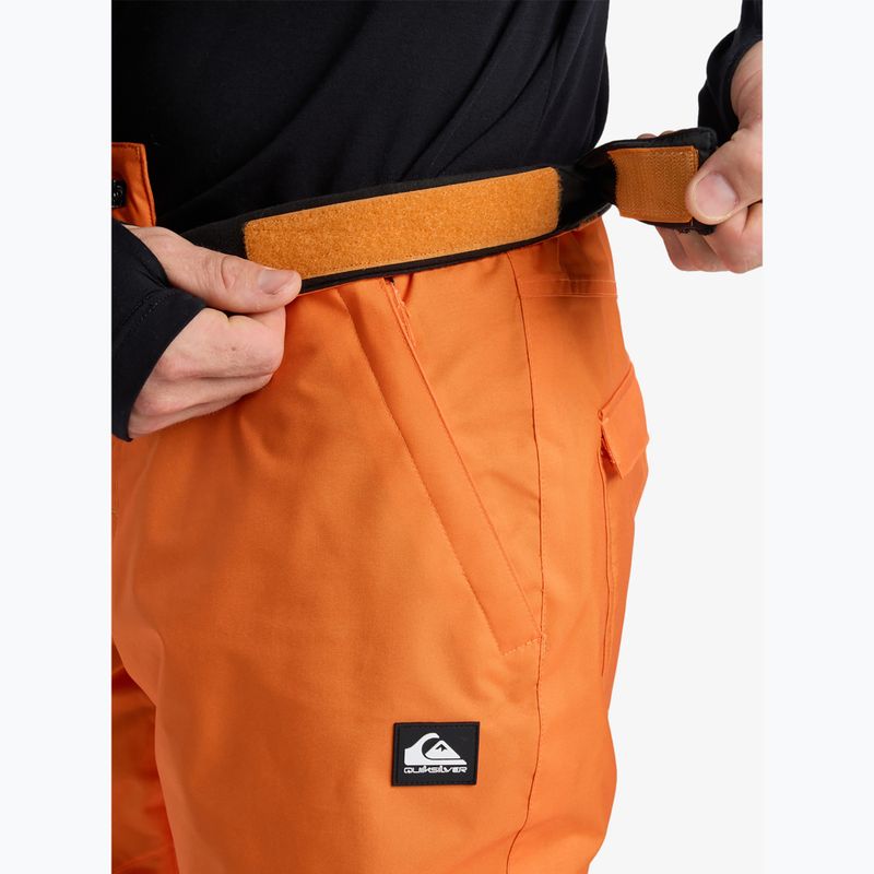 Pantaloni de snowboard pentru bărbați Quiksilver Estate orange peel 8