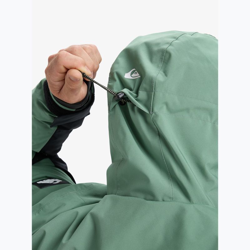 Geacă de snowboard pentru bărbați Quiksilver Sycamore Block 20K dark ivy 9