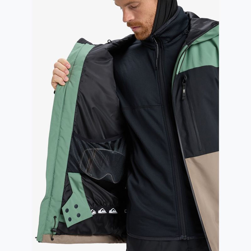 Geacă de snowboard pentru bărbați Quiksilver Sycamore Block 20K dark ivy 13