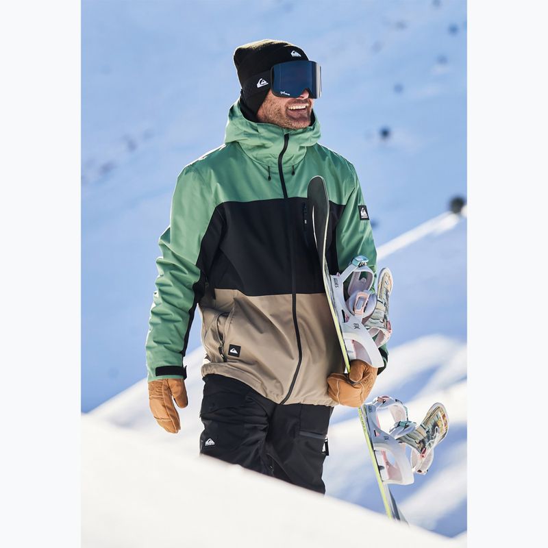 Geacă de snowboard pentru bărbați Quiksilver Sycamore Block 20K dark ivy 14