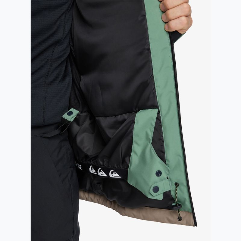 Geacă de snowboard pentru bărbați Quiksilver Sycamore Block 20K dark ivy 12