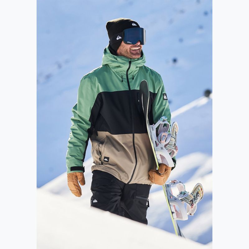 Geacă de snowboard pentru bărbați Quiksilver Sycamore Block 20K dark ivy 15