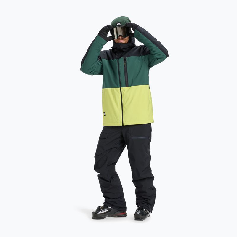 Geacă de snowboard pentru bărbați Quiksilver Sycamore Block 20K dark ivy 2