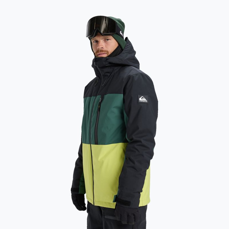 Geacă de snowboard pentru bărbați Quiksilver Sycamore Block 20K dark ivy 4
