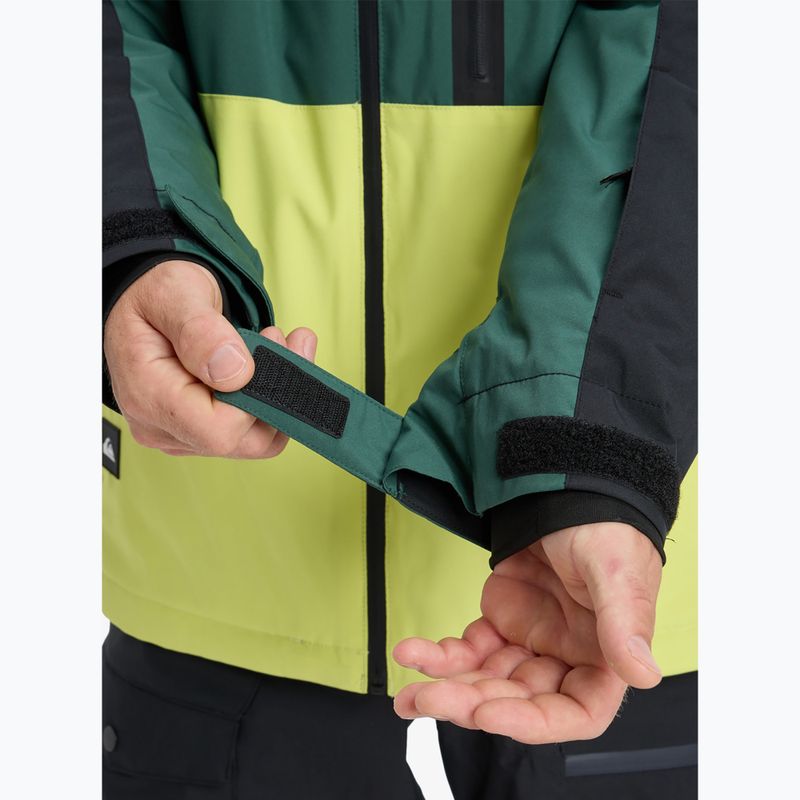 Geacă de snowboard pentru bărbați Quiksilver Sycamore Block 20K dark ivy 6