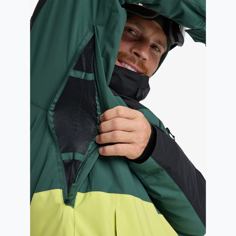 Geacă de snowboard pentru bărbați Quiksilver Sycamore Block 20K dark ivy 9