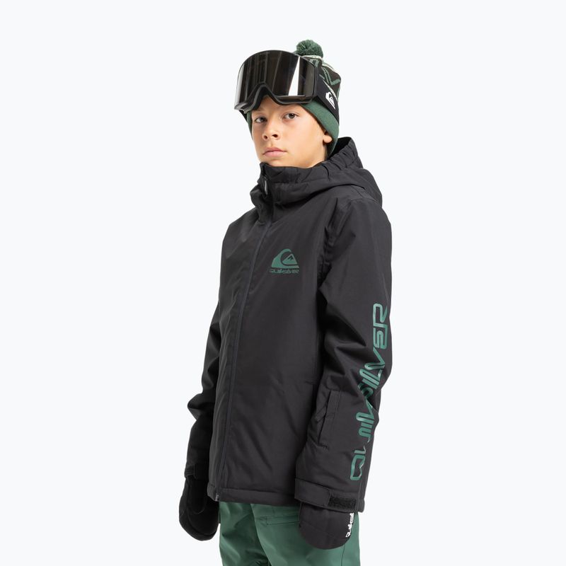 Geacă de snowboard pentru copii Quiksilver Mission true black 4