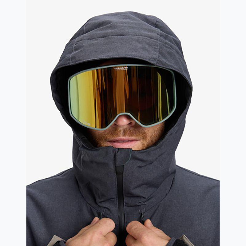 Geacă de snowboard pentru bărbați Quiksilver Dawson trekking green 7