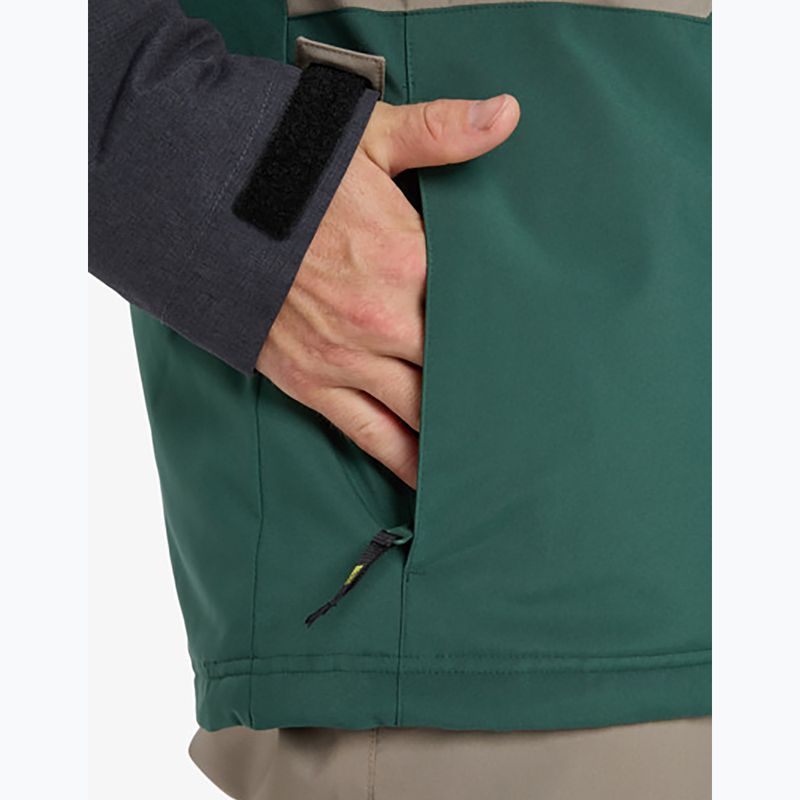 Geacă de snowboard pentru bărbați Quiksilver Dawson trekking green 9