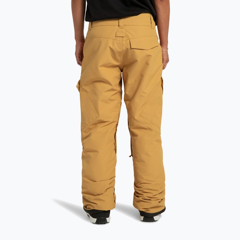 Pantaloni de snowboard pentru copii DC Nonchalant mustard gold 3