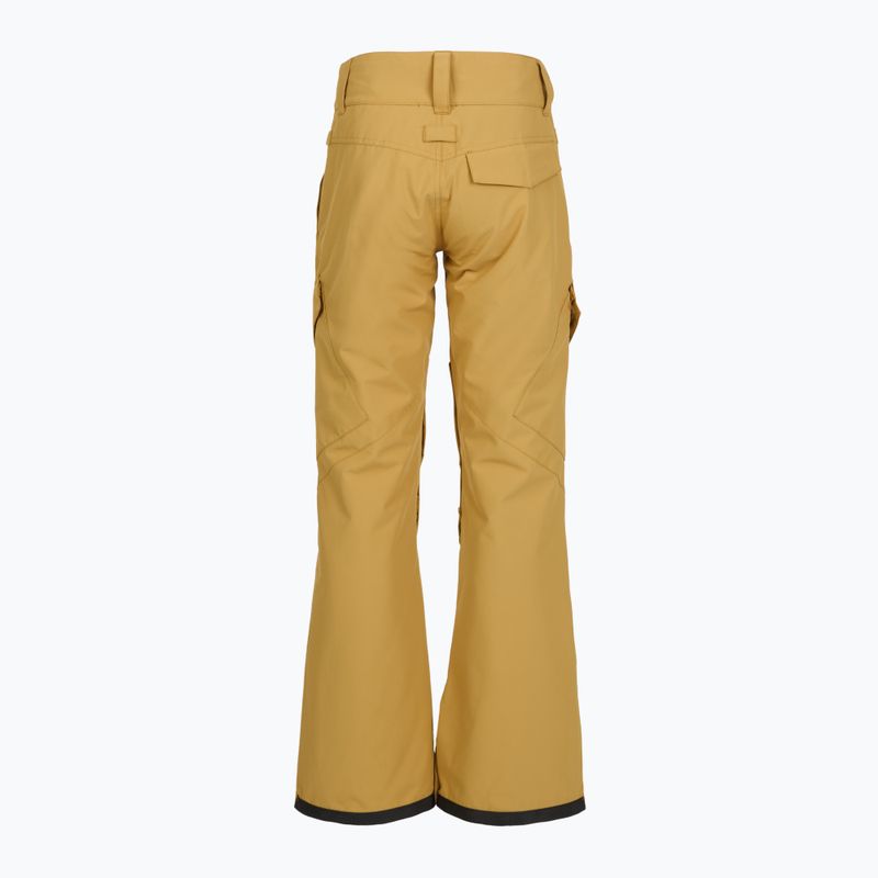 Pantaloni de snowboard pentru copii DC Nonchalant mustard gold 7