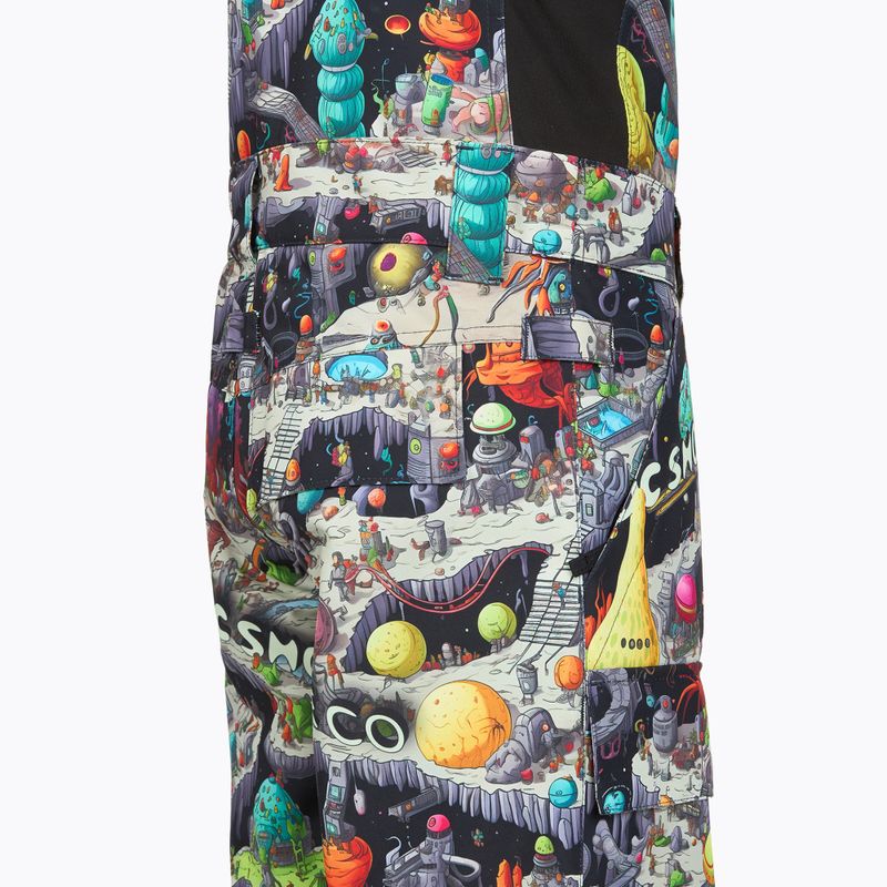 Pantaloni de snowboard pentru copii DC Roadblock Youth Bib outer world black 6