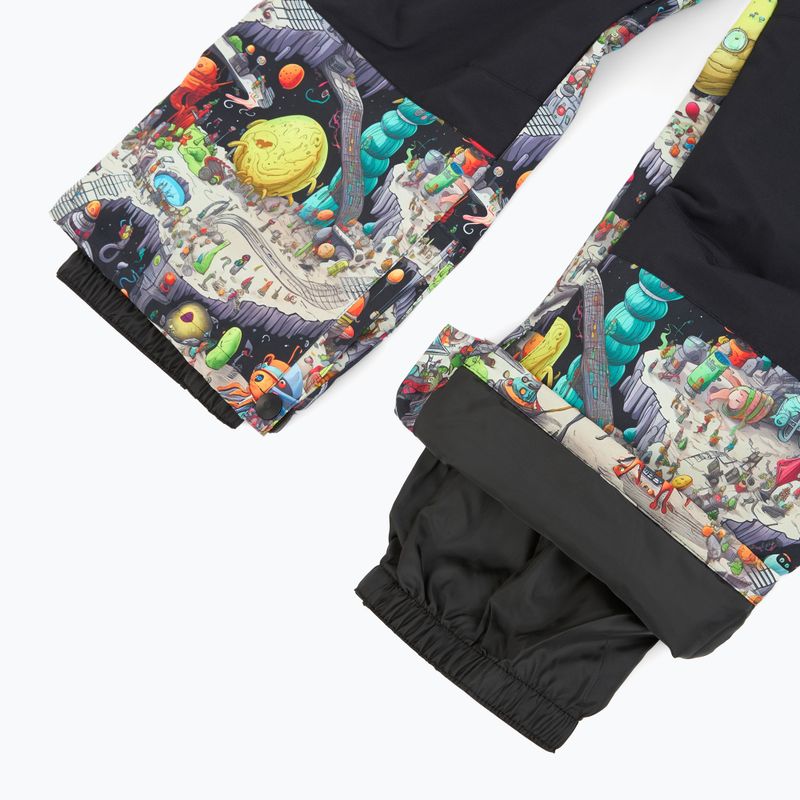 Pantaloni de snowboard pentru copii DC Roadblock Youth Bib outer world black 7