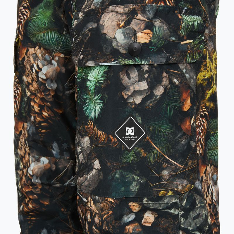 Pantaloni de snowboard pentru copii DC Code pine photo camo 4