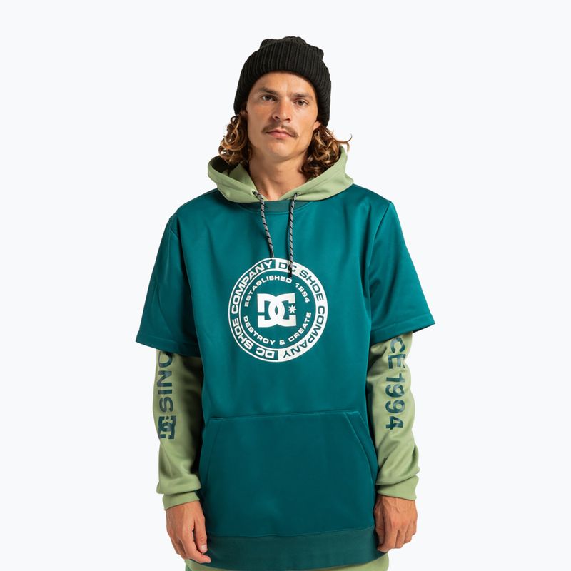 Bluză de snowboard pentru bărbați DC Dryden deep teal