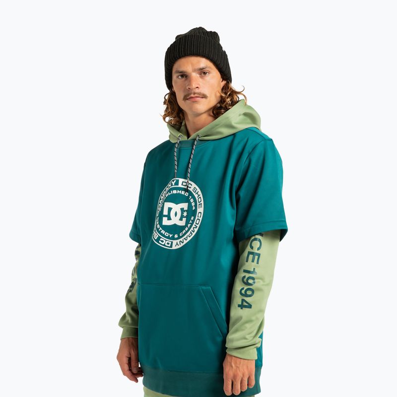 Bluză de snowboard pentru bărbați DC Dryden deep teal 4