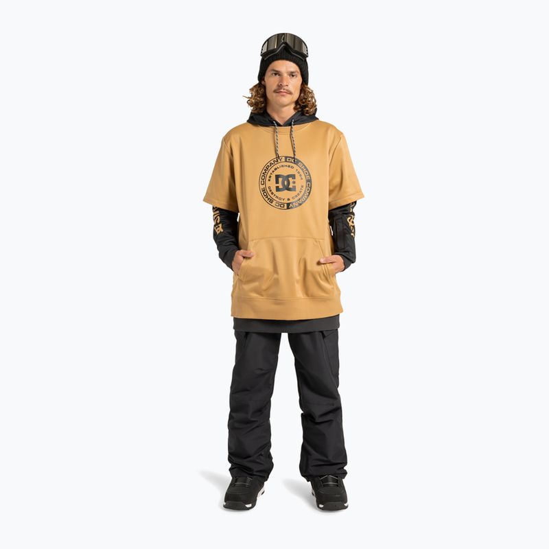 Bluză de snowboard pentru bărbați DC Dryden mustard gold 2