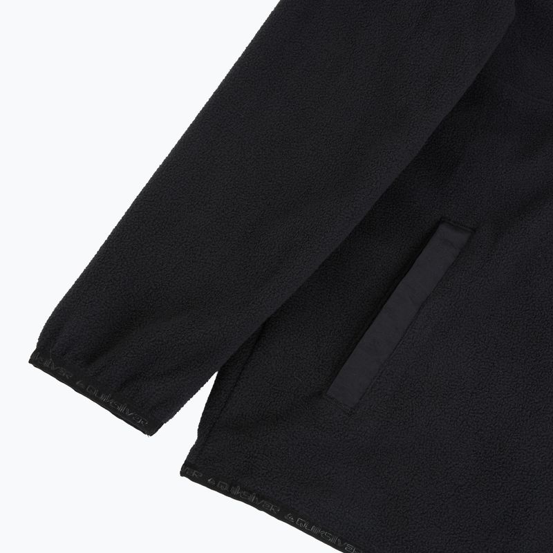 Bluză fleece pentru copii Quiksilver No Destination Half Zip black 4