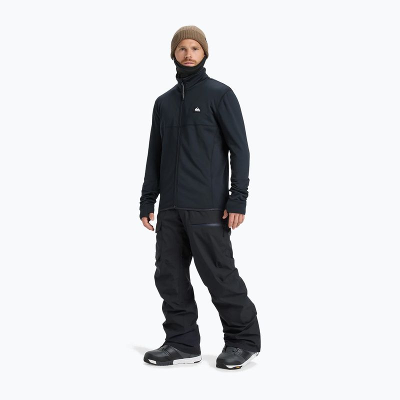 Bluză de snowboard pentru bărbați Quiksilver Steep Point Full Zip Fleece true black 2