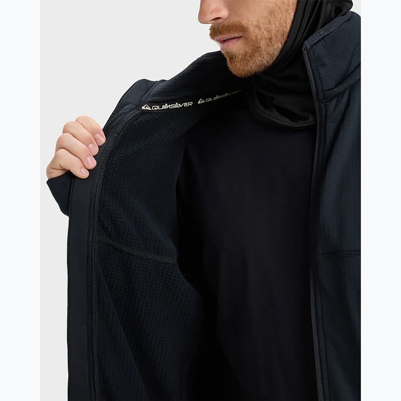 Bluză de snowboard pentru bărbați Quiksilver Steep Point Full Zip Fleece true black 7