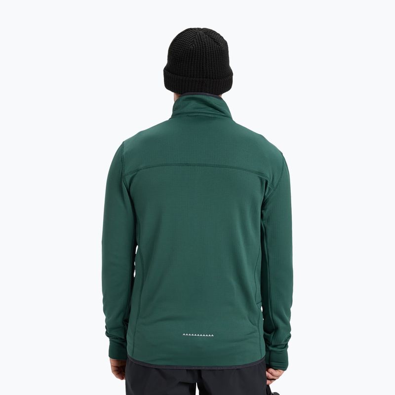 Bluză de snowboard pentru bărbați Quiksilver Steep Point Full Zip Fleece trekking green 3