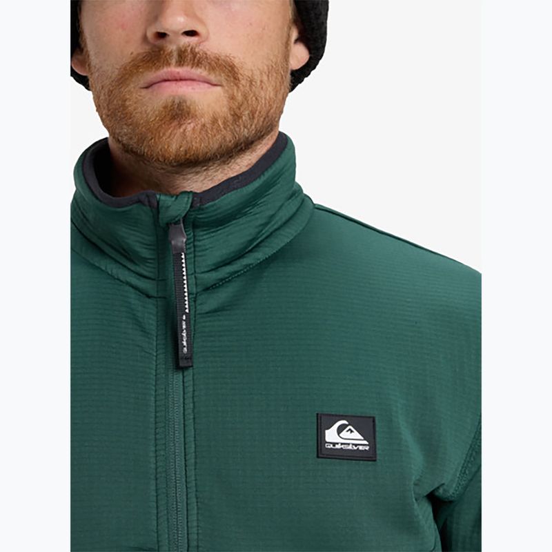 Bluză de snowboard pentru bărbați Quiksilver Steep Point Full Zip Fleece trekking green 7
